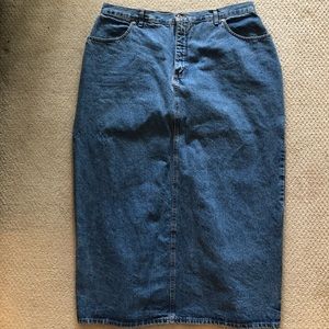 Vintage Manager Denim Skirt
